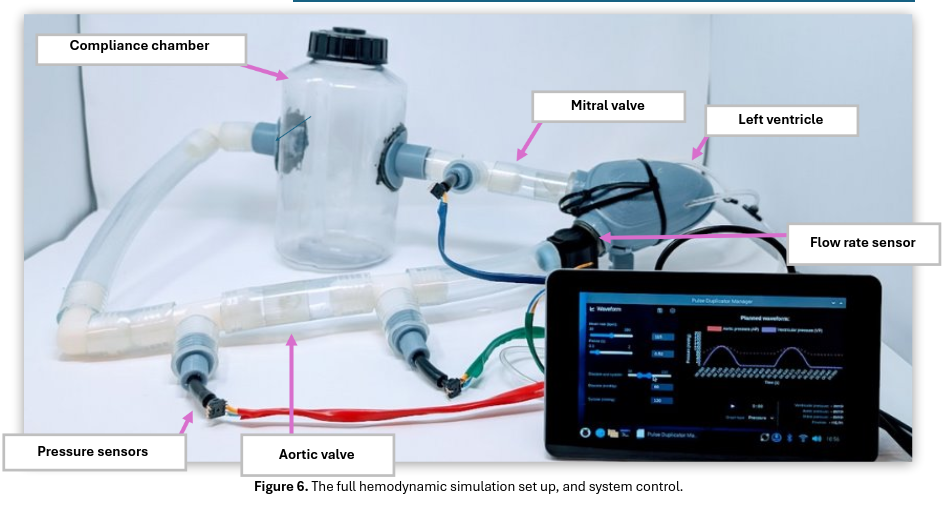 A diagram of the pulse duplicator.